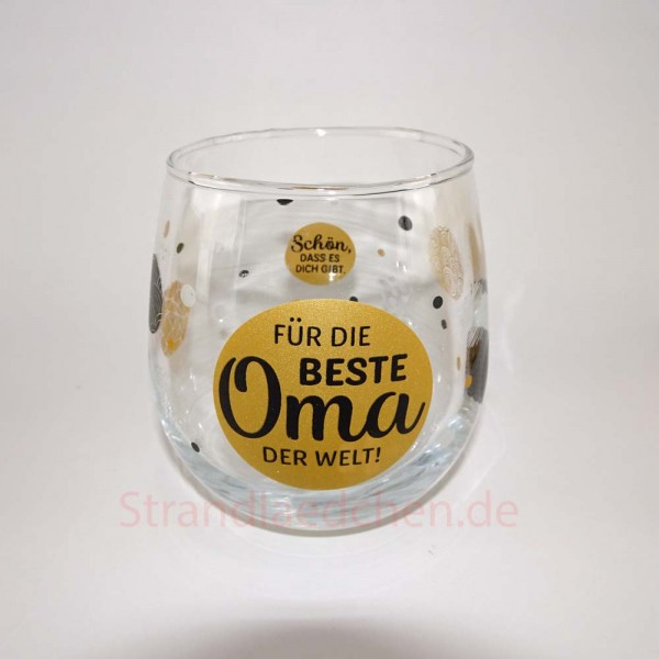 Trinkglas "Für die beste Oma"