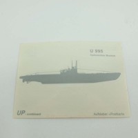 Aufkleberkarte U-995 silber