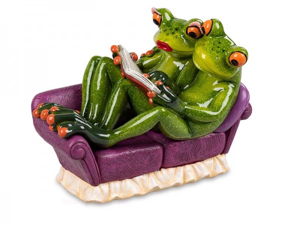 Frosch Paar Couch
