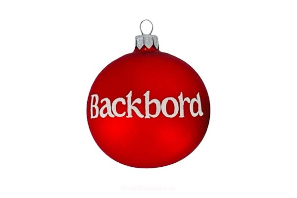 Weihnachtskugel Backbord/Steuerbord