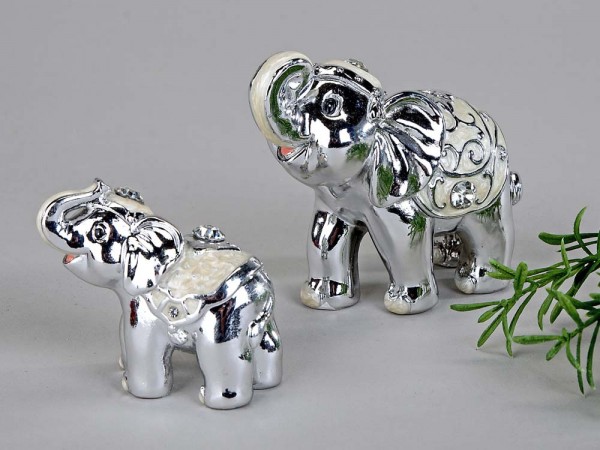 Elefant Pearl-Silber klein