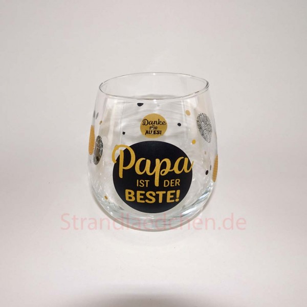 Trinkglas "Papa ist der Beste"