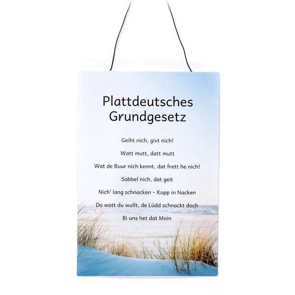 Plattdeutsches Grundgesetz