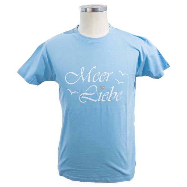 T-Shirt Meer Liebe Sky Blue