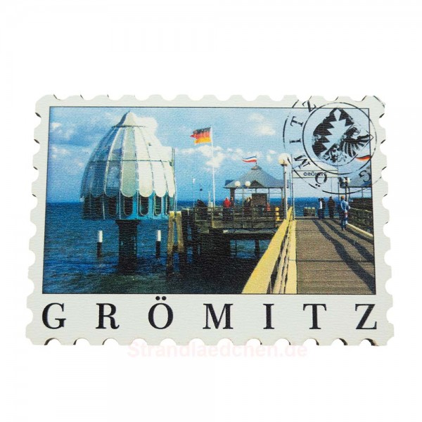 Magnet Grömitz Briefmarke