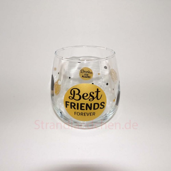 Trinkglas "Best friends"