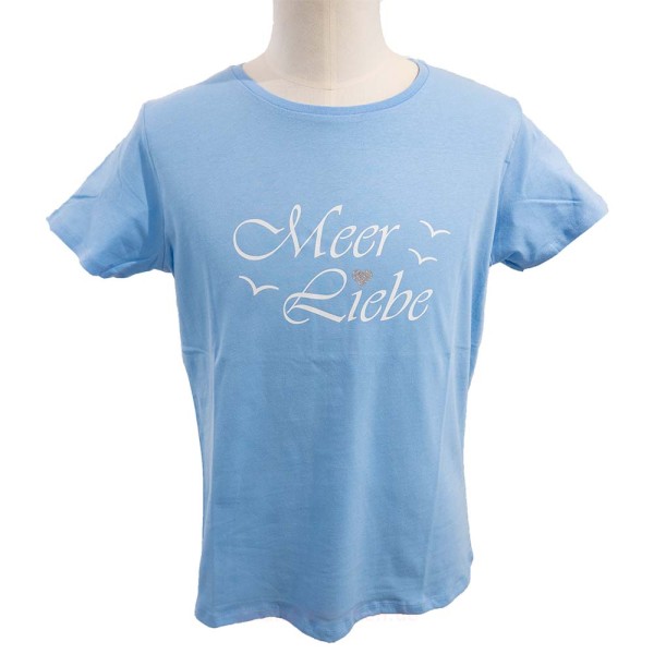 T-Shirt Meer Liebe Woman Blue